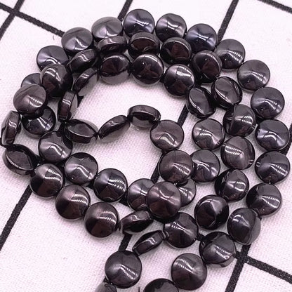 15Pcs/Lot 10*3Mm Glaze round Flat Beads Crystal Glass Beads,Wheel Beads,Transit Beads,Bracelet Necklace Jewelry Making