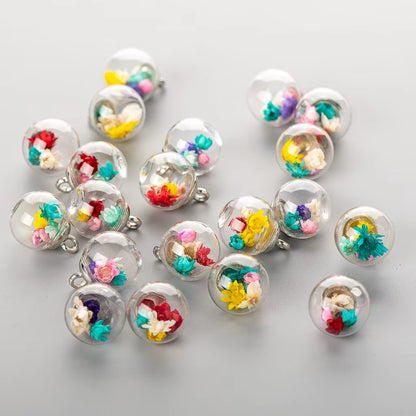 16# 10Pcs Hollow DIY Glasses Beads Not Ceramic Beads Promotion Beads & Jewelry Making Glass Beads Wholesale #IY114