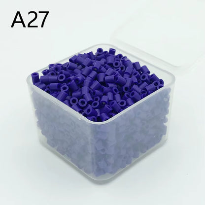 2.6Mm Mini Fuse Beads 1200Pcs/Box Hama Beads Perler  Beads Easy to Store for Kids Iron Beads High Quality