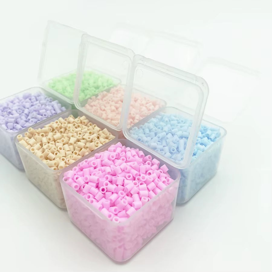 2.6Mm Mini Fuse Beads 1200Pcs/Box Hama Beads Perler  Beads Easy to Store for Kids Iron Beads High Quality