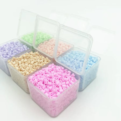 2.6Mm Mini Fuse Beads 1200Pcs/Box Hama Beads Perler  Beads Easy to Store for Kids Iron Beads High Quality