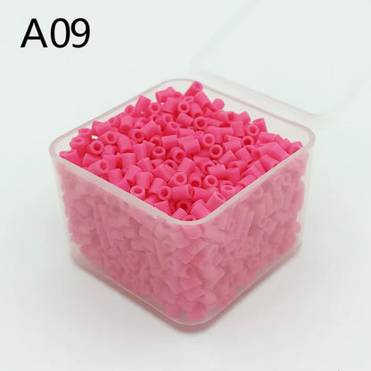 2.6Mm Mini Fuse Beads 1200Pcs/Box Hama Beads Perler  Beads Easy to Store for Kids Iron Beads High Quality