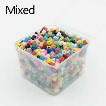 2.6Mm Mini Fuse Beads 1200Pcs/Box Hama Beads Perler  Beads Easy to Store for Kids Iron Beads High Quality