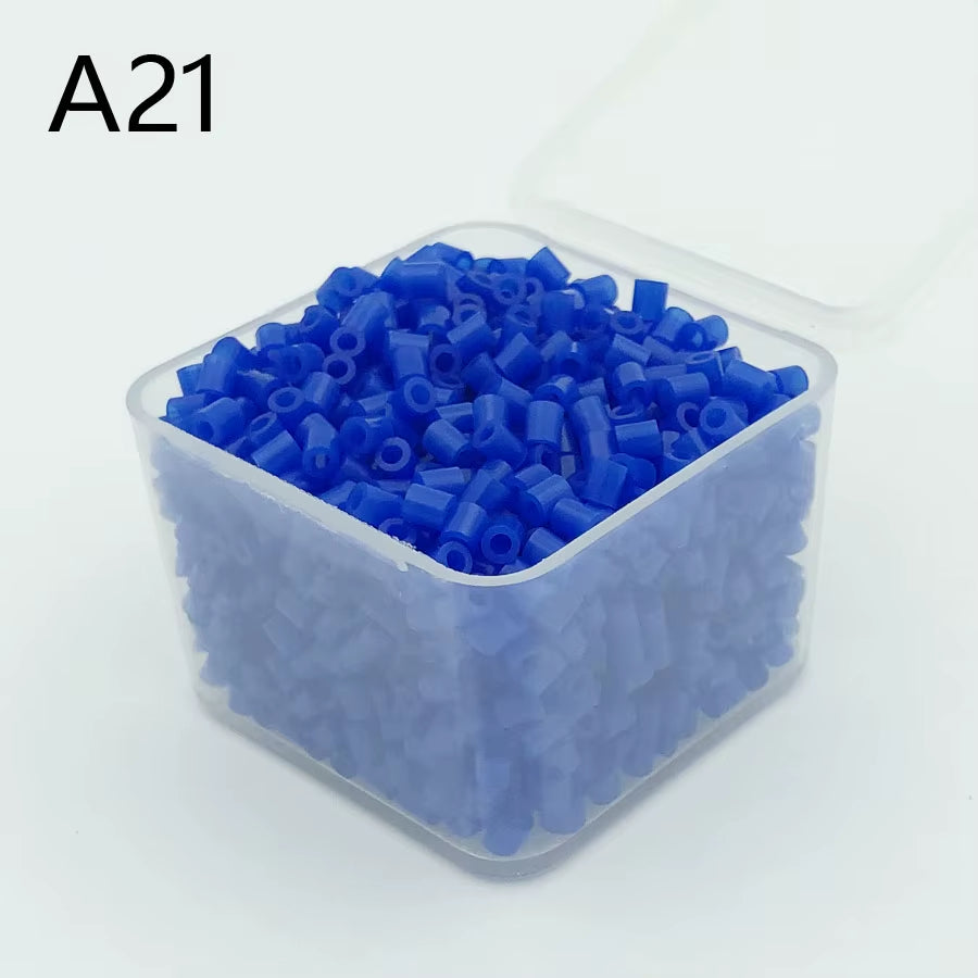 2.6Mm Mini Fuse Beads 1200Pcs/Box Hama Beads Perler  Beads Easy to Store for Kids Iron Beads High Quality