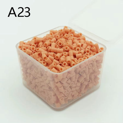 2.6Mm Mini Fuse Beads 1200Pcs/Box Hama Beads Perler  Beads Easy to Store for Kids Iron Beads High Quality