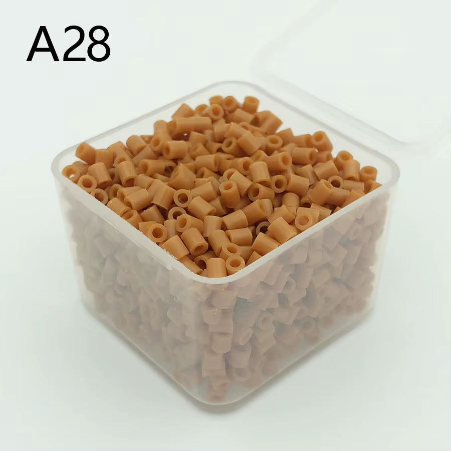 2.6Mm Mini Fuse Beads 1200Pcs/Box Hama Beads Perler  Beads Easy to Store for Kids Iron Beads High Quality