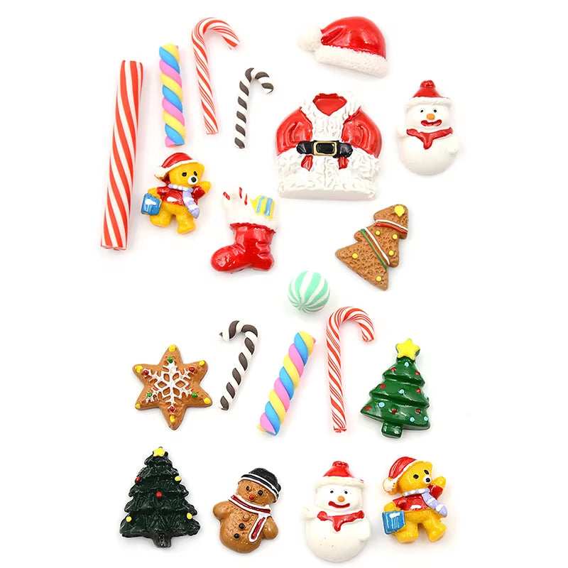 30Pcs/Lot Mini Play Food Cake Biscuit Donuts Dolls for Dolls Accessories Wholesale Miniature Pretend Toy