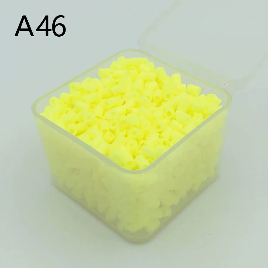 2.6Mm Mini Fuse Beads 1200Pcs/Box Hama Beads Perler  Beads Easy to Store for Kids Iron Beads High Quality