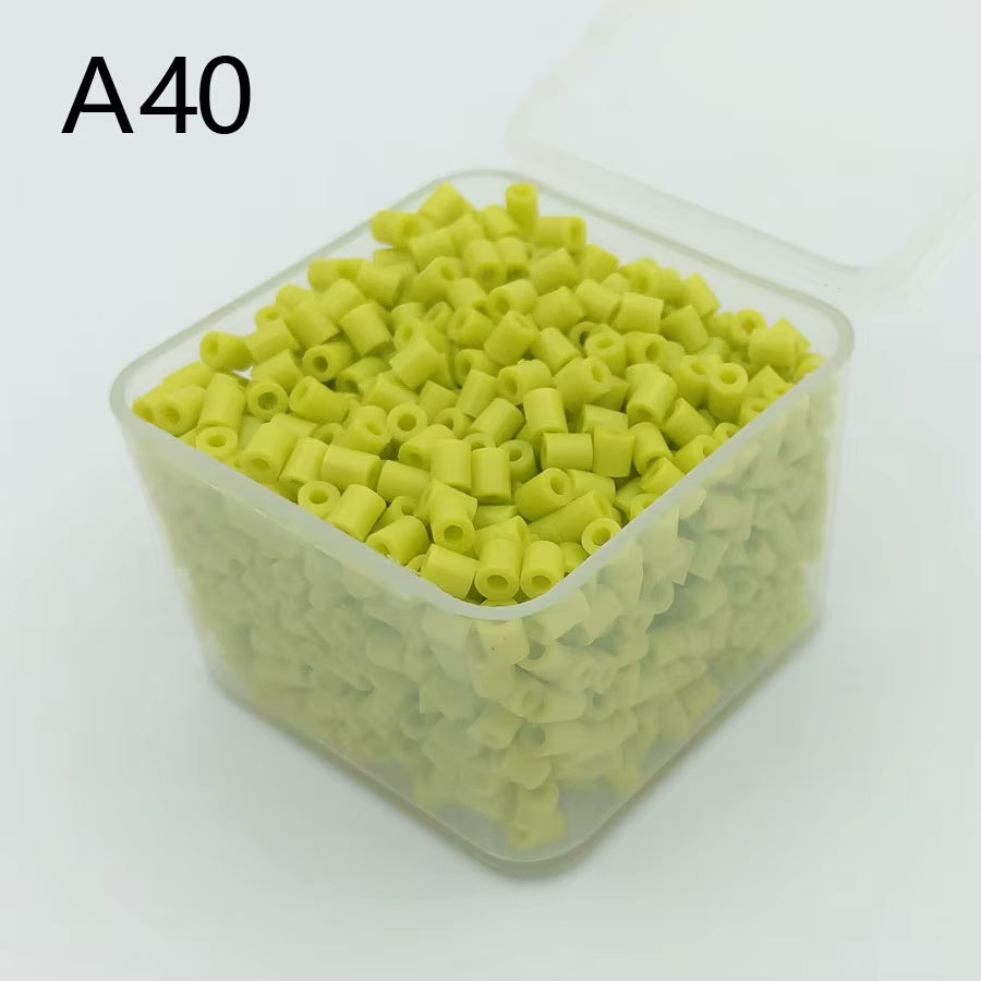 2.6Mm Mini Fuse Beads 1200Pcs/Box Hama Beads Perler  Beads Easy to Store for Kids Iron Beads High Quality