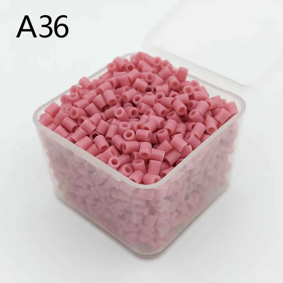 2.6Mm Mini Fuse Beads 1200Pcs/Box Hama Beads Perler  Beads Easy to Store for Kids Iron Beads High Quality