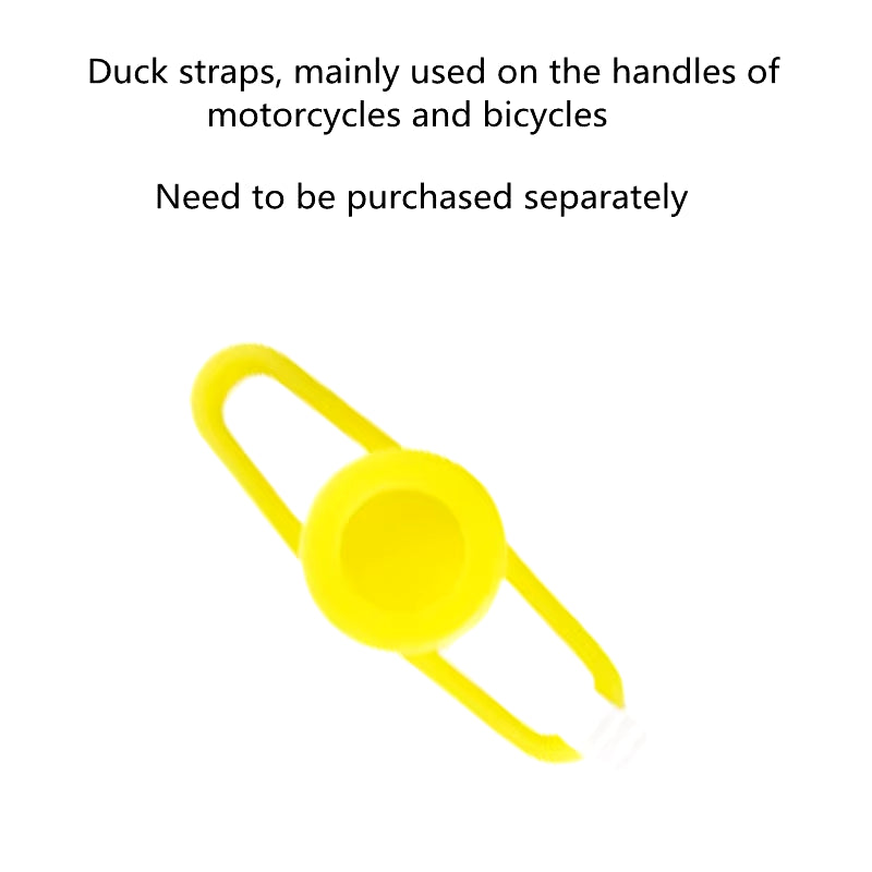 Adorable Yellow Duck Pendant with Helmet - Fun Cycling Accessory for Road Bike Enthusiasts