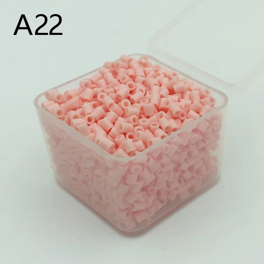 2.6Mm Mini Fuse Beads 1200Pcs/Box Hama Beads Perler  Beads Easy to Store for Kids Iron Beads High Quality