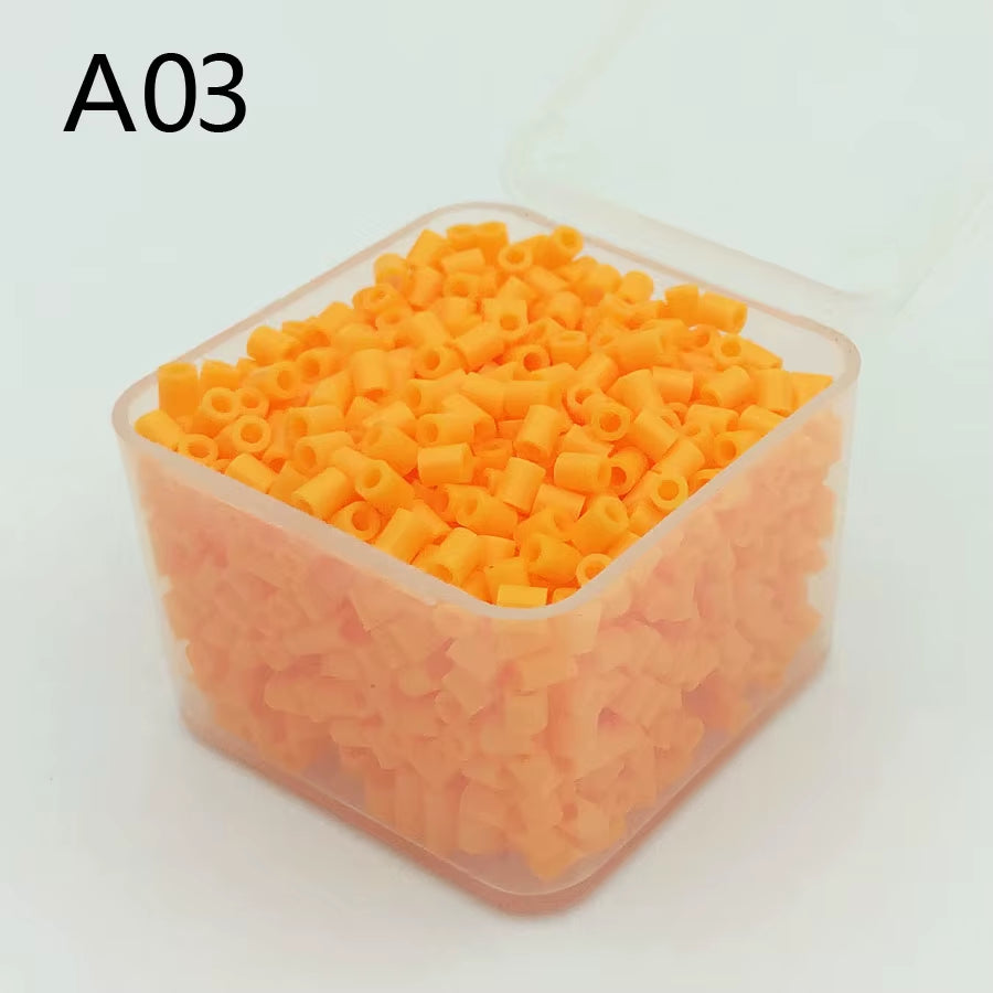 2.6Mm Mini Fuse Beads 1200Pcs/Box Hama Beads Perler  Beads Easy to Store for Kids Iron Beads High Quality